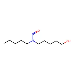 1-Pentanol, 5-(nitrosopentylamino)- structure