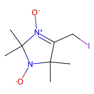 4-Iodomethyl-2,2,5,5-tetramethyl-3-imidazoline-3-oxide-1-oxyl structure