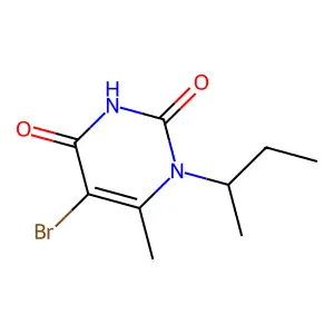 Uracil, 5-bromo-1-sec-butyl-6-methyl- structure