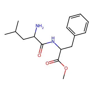 D-Phenylalanine, L-leucyl-, Methyl ester structure