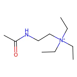 2-(Acetylamino)-N,N,N-triethylethanaminium structure