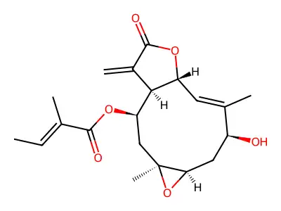 Leptocarpin structure