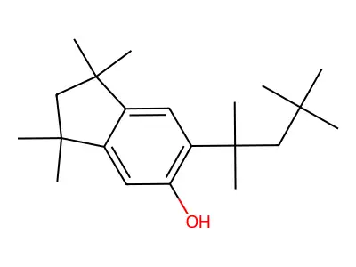 1,1,3,3-Tetramethyl-6-(1,1,3,3-tetramethylbutyl)indan-5-ol structure