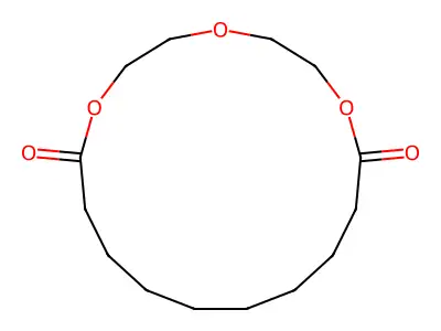 1,4,7-Trioxacycloheptadecane-8,17-dione structure