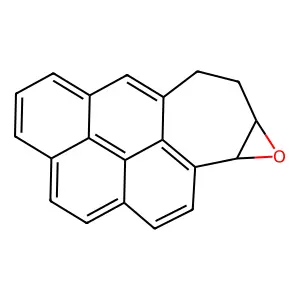 Pyreno(1',10':3,4,5)cyclohept(1,2-b)oxirene, 7,8,8a,9a-tetrahydro- structure
