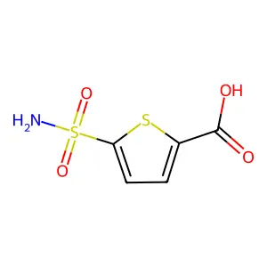 5-Sulfamoylthiophene-2-carboxylic acid structure
