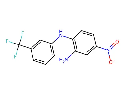 4-nitro-N1-[3-(trifluoromethyl)phenyl]benzene-1,2-diamine structure