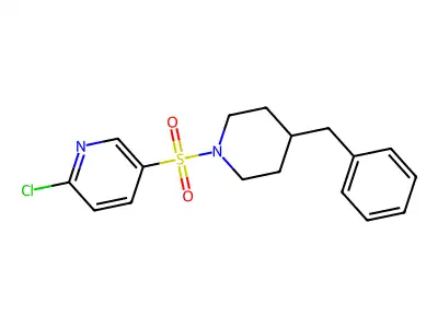 5-[(4-Benzylpiperidin-1-yl)sulfonyl]-2-chloropyridine structure