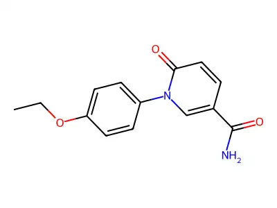 N-(4-ethoxyphenyl)-6-oxo-1H-pyridine-3-carboxamide structure