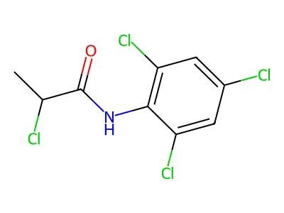 2-Chloro-N-(2,4,6-trichlorophenyl)propanamide structure