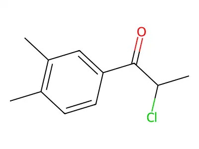 2-Chloro-1-(3,4-dimethyl-phenyl)-propan-1-one structure