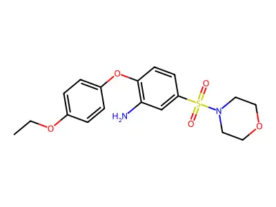 2-(4-Ethoxyphenoxy)-5-(morpholinosulfonyl)aniline structure