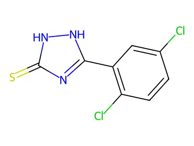 5-(2,5-Dichlorophenyl)-1,2-dihydro-3H-1,2,4-triazole-3-thione structure