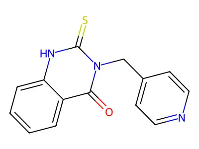 3-(Pyridin-4-ylmethyl)-2-sulfanyl-3,4-dihydroquinazolin-4-one structure