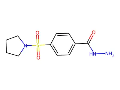 4-(Pyrrolidine-1-sulfonyl)benzohydrazide structure