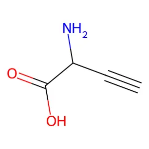 L-2-氨基-3-丁炔酸 structure
