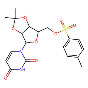 2',3'-Isopropylidene-5'-tosylate structure