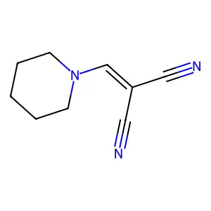 (哌啶子基亚甲基)丙二腈 structure