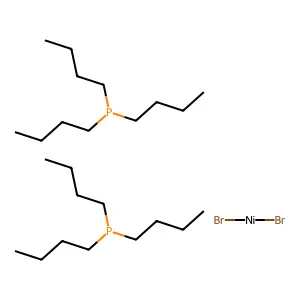 反式-双(三正丁基膦)溴化镍(II) structure