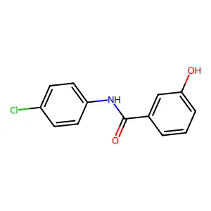 N-(4-Chlorophenyl)-3-hydroxybenzamide structure