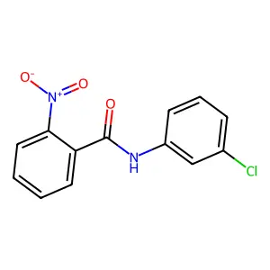 N-(3-chlorophenyl)-2-nitrobenzamide structure