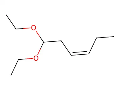 1,1-Diethoxyhex-3-ene structure