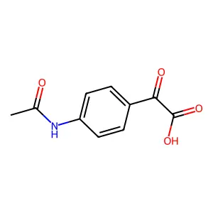 2-(4-Acetamidophenyl)-2-oxoacetic acid structure