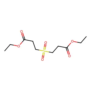 Diethyl 3,3'-sulphonylbispropionate structure