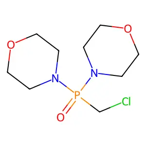 4,4'-[(Chloromethyl)phosphoryl]bis(morpholine) structure