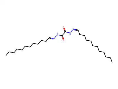 N,N'-bis(dodecylideneamino)oxamide structure