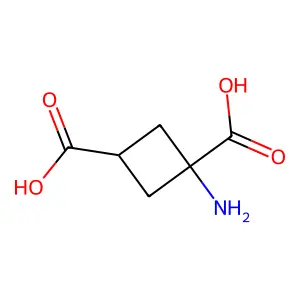 1-氨基-1,3-环丁烷二甲酸 structure