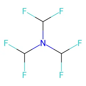 三(二氟甲基)胺 structure