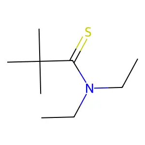 N,N-diethyl-2,2-dimethylpropanethioamide structure