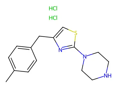 C15H19N3S.2ClH.1/2H2O structure