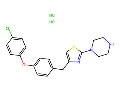 1-(4-((4- piperazinedihydrochloride structure