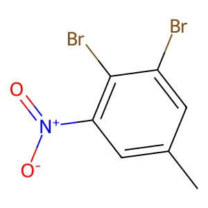 1,2-Dibromo-5-methyl-3-nitrobenzene structure