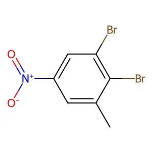 1,2-Dibromo-3-methyl-5-nitrobenzene structure