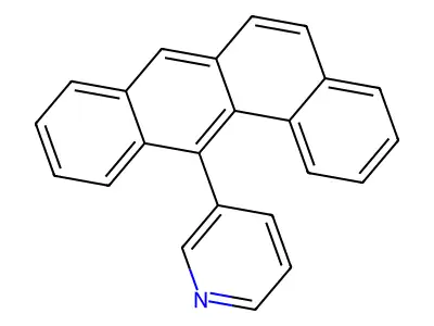 3-Benzo[a]anthracen-12-ylpyridine structure