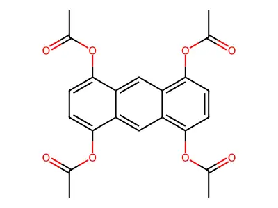 1,4,5,8-Tetraacetoxyanthracene structure