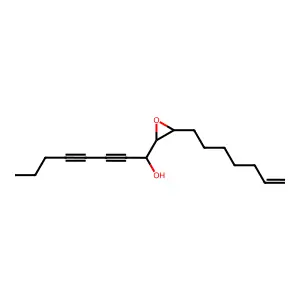 Oxiranemethanol, alpha-1,3-heptadiynyl-3-(6-heptenyl)- structure