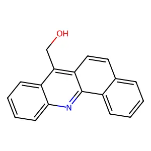 Benz(c)acridine-7-methanol structure