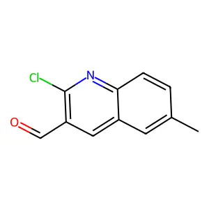 2-Chloro-6-methyl-4a,8a-dihydro-3-quinolinecarbaldehyde structure