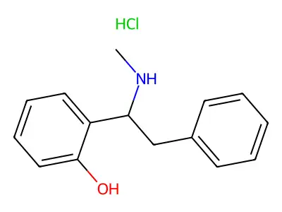 2-[1-(Methylamino)-2-phenylethyl]phenol structure