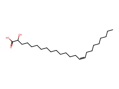 2-Hydroxynervonic acid structure