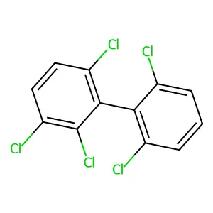 2,2',3,6,6'-Pentachlorobiphenyl structure