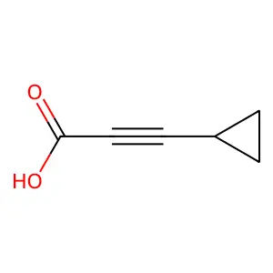 3-Cyclopropyl-2-propynoic acid structure