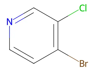 4-Bromo-3-chloropyridine structure