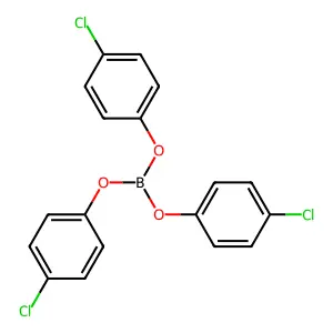 Tris(4-chlorophenyl) borate structure