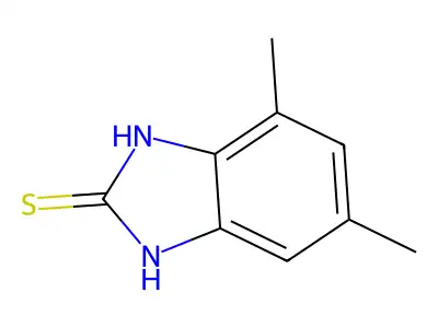 4,6-dimethyl-1,3-dihydro-2H-benzimidazole-2-thione structure