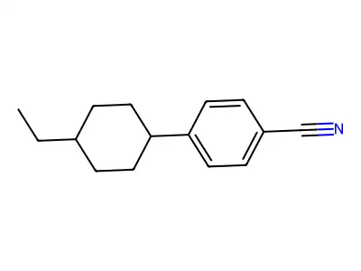 4-(4-乙基环己基)苯甲腈 structure